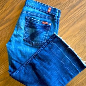 7 for All Mankind cropped jeans
